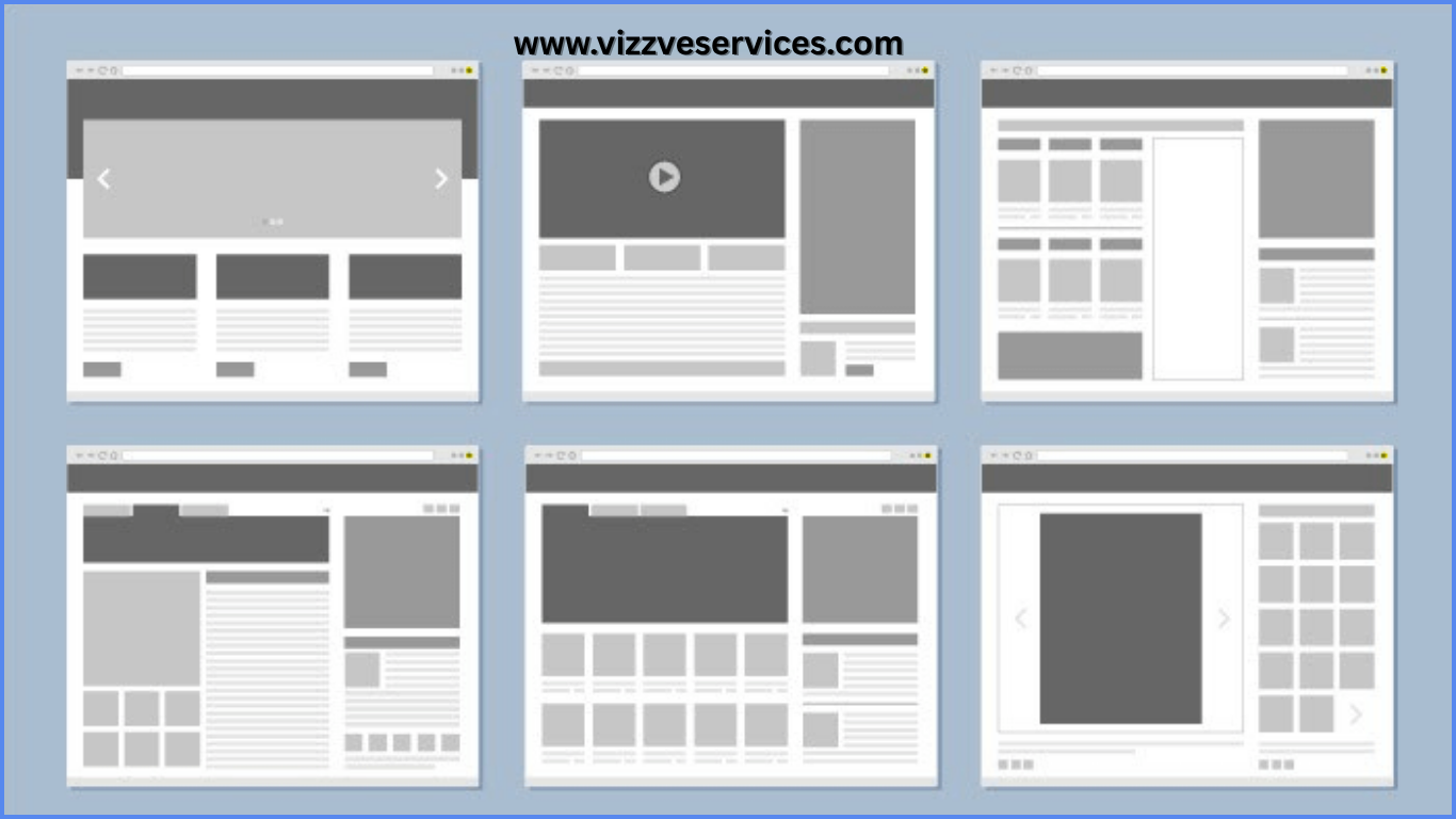 Illustration of turning a blank page into a vibrant website storyboard and design